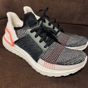 adidas Ultra Boost 2019 Core Black Active Red-F35238 Men's 11 US 10.5 UK 45 1/3